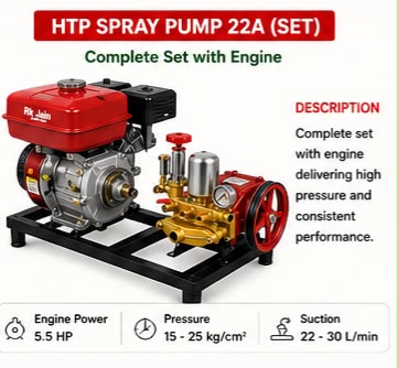 HTP Spray Pump 22A (Set with Engine)