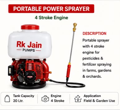 Portable Power Sprayer (4 Stroke Engine)